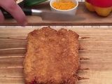 Brochetas de pollo y verdura
