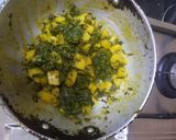 आलू मेथी कि सब्ज़ी (Aloo methi ki sabzi recipe in Hindi) रेसिपी चरण 2 फोटो