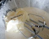 A picture of step 2 of Mayonnaise lemon cream sheet cake.