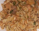 Foto langkah ke 7 dari resep Pasta ayam saus tomat segar (Diet).