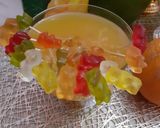 A picture of step 2 of Gummy Bear juice.