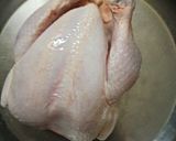 A picture of step 1 of Masala roast whole Chicken.