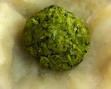 A picture of step 13 of Aloo Matar Sabudana Vada.