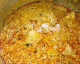 A picture of step 3 of Turkey Meat Egusi Soup with Eba.