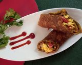 बेसन प्याज़ चीला (Besan pyaz cheela recipe in hindi) रेसिपी चरण 5 फोटो