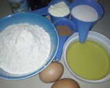 A picture of step 1 of Chocolate cake.