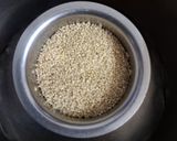 A picture of step 1 of Little Millet Phirni.