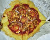 Foto del paso 6 de la receta: ⭐Mini "pizza" de harina de garbanzo en airfryer⭐