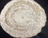 A picture of step 3 of Oats chila.