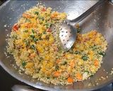 A picture of step 1 of Namkin Daliya.