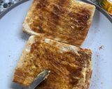 Gambar langkah 4 resipi Roti Bakar Dapur Kayu.
