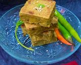 A picture of step 7 of Savoury cookiesPigeon beans and besan cookies.