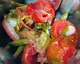 A picture of step 1 of Tomato carrot soup.