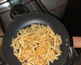 A picture of step 1 of Leftover Potato Fries Skillet.