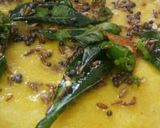 A picture of step 7 of Gujrati dhokla.