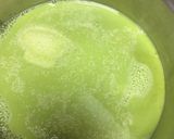 A picture of step 3 of Spinach Cheela wraps.