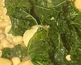 A picture of step 1 of Crispy Serrano Ham with Kale and Broad Beans.