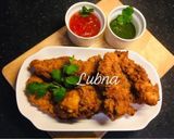 A picture of step 4 of KFC style fried Chicken:.