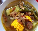 Foto langkah ke 4 dari resep Sayur asem goreng (sayur asem betawi daging sapi).