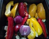 A picture of step 2 of Roasted pepper sauce.