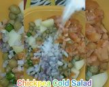 A picture of step 1 of Chickpea cold Salad🥗.