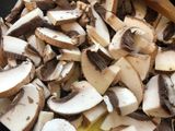 Truffle infused creamy mushroom sauce