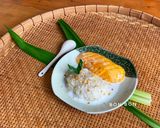 Hình bước làm 3 của món Xôi Xoài Thái Lan Bằng Lò Vi Sóng