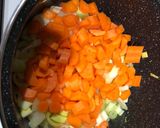 Foto del paso 3 de la receta: Crema de verduras con crujiente de jamón