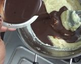 A picture of step 3 of Chocolate almond Barfi.