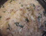 Foto del paso 3 de la receta: Risotto de champiñones con pescado frito