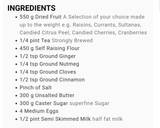 Old fashioned fruit cake