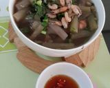 Hình bước làm 5 của món Canh chua tép bông súng