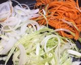 Foto del paso 1 de la receta: Pasta fit de calabacín y zanahoria: cuida tu peso sin sacrificio con este plato balanceado