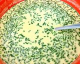 A picture of step 1 of Bánh Xèo with Shrimp and Pork.