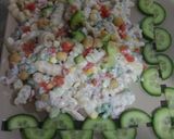 A picture of step 4 of Cold Pasta Salad.