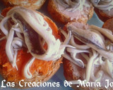 Foto del paso 2 de la receta: Pintxo de gulas con boquerones