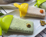 Pisztáciás és barackos jégkrém chia maggal (glutén-,tej-,hozzáadott cukormentes) recept fázis 4 fotója