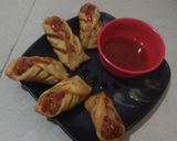 A picture of step 8 of Jali Samosa.