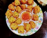 A picture of step 2 of Cauliflower Pakoda.