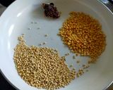 A picture of step 2 of Curry leaves powder chuteny.
