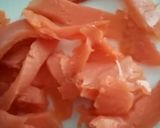 Foto del paso 1 de la receta: Espárragos blancos con salmón ahumado