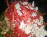 A picture of step 5 of Chinese biryani.