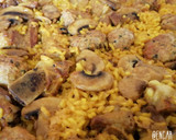 Foto del paso 6 de la receta: Arroz con costillas, albóndigas y champiñones