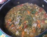Une image de l'étape 16 de Soupe de légumes au bouillon de crevettes black tiger.