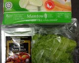 Gambar langkah 1 resipi Mantou Bersambal hangat berapi sehangat cinta Jekfer & Lailer cuma guna 3 bahan.