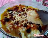 Foto langkah ke 9 dari resep Cheessy Bread Pudding (Puding Roti Keju).