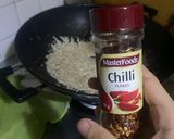A picture of step 11 of Cream based pasta (Melayu style lol).