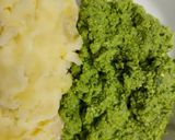 A picture of step 1 of Green Peas Seekh Kabab.