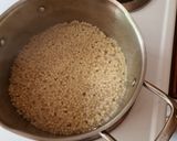 A picture of step 2 of Pearl couscous salad.