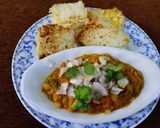 A picture of step 1 of Pav bhaji.